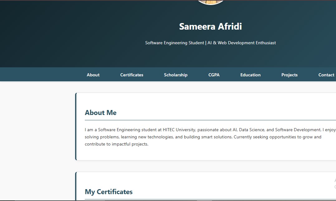 Portfolio Screenshot 1